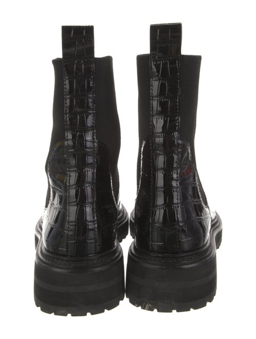 Loeffler Randall Embossed Leather Chelsea Boots