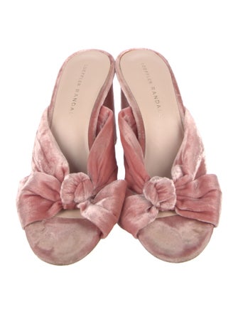 Loeffler Randall Velvet Slides