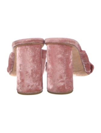 Loeffler Randall Velvet Slides