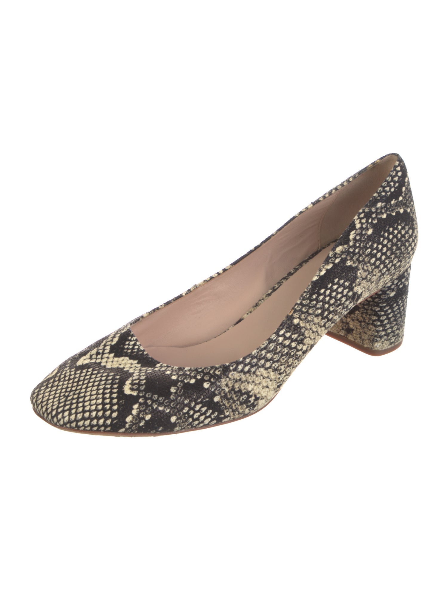 Loeffler Randall Leather Printed Pumps