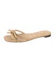 Loeffler Randall Raffia Bow Accents Espadrilles