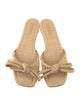 Loeffler Randall Raffia Bow Accents Espadrilles