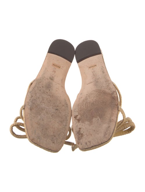 Loeffler Randall Raffia Bow Accents Espadrilles