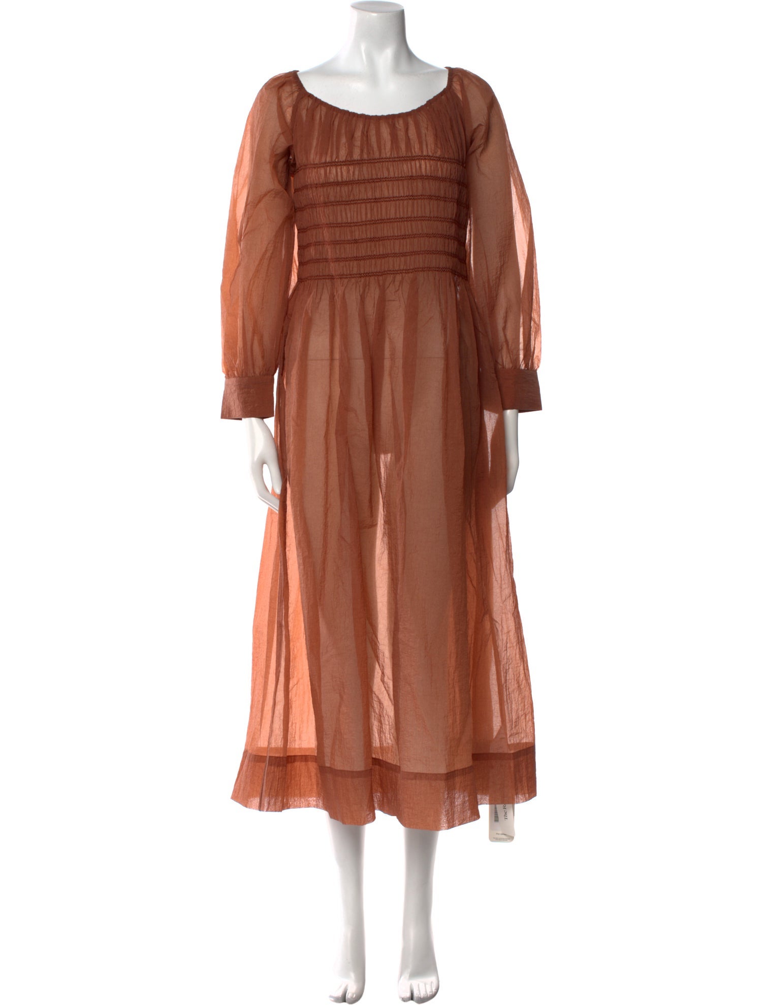 Loeffler Randall Scoop Neck Long Dress