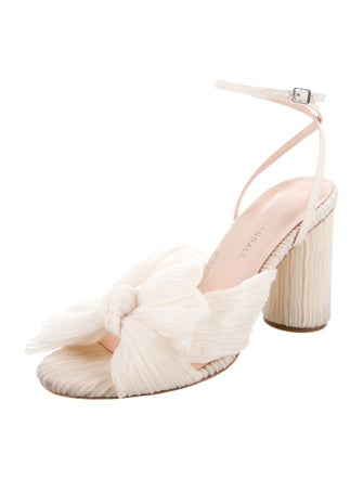 Loeffler Randall Animal Print Bow Accents Sandals