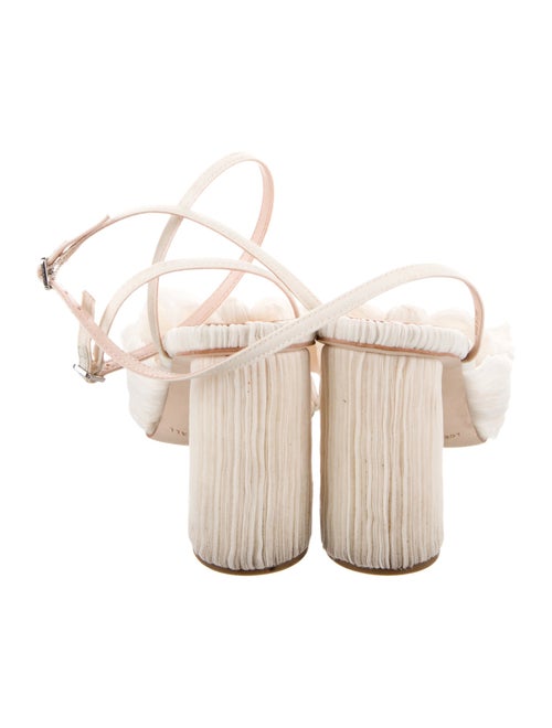 Loeffler Randall Animal Print Bow Accents Sandals