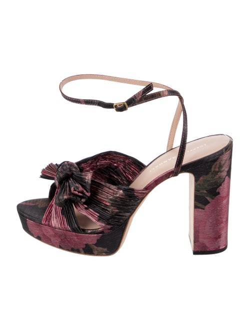 Loeffler Randall Leather Printed Sandals