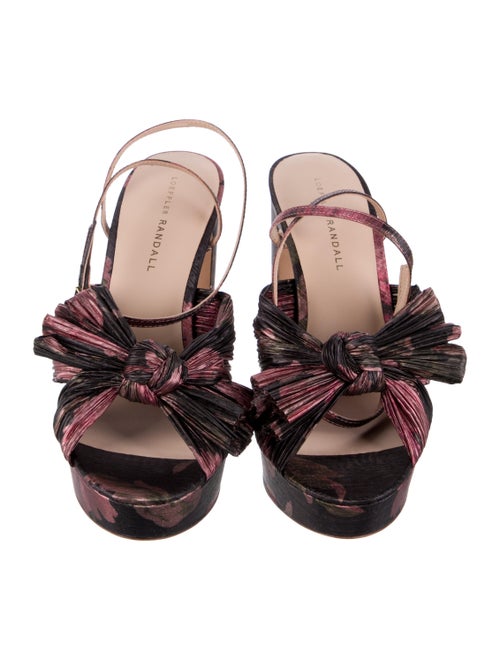 Loeffler Randall Leather Printed Sandals