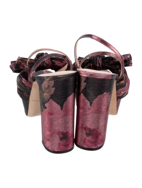 Loeffler Randall Leather Printed Sandals