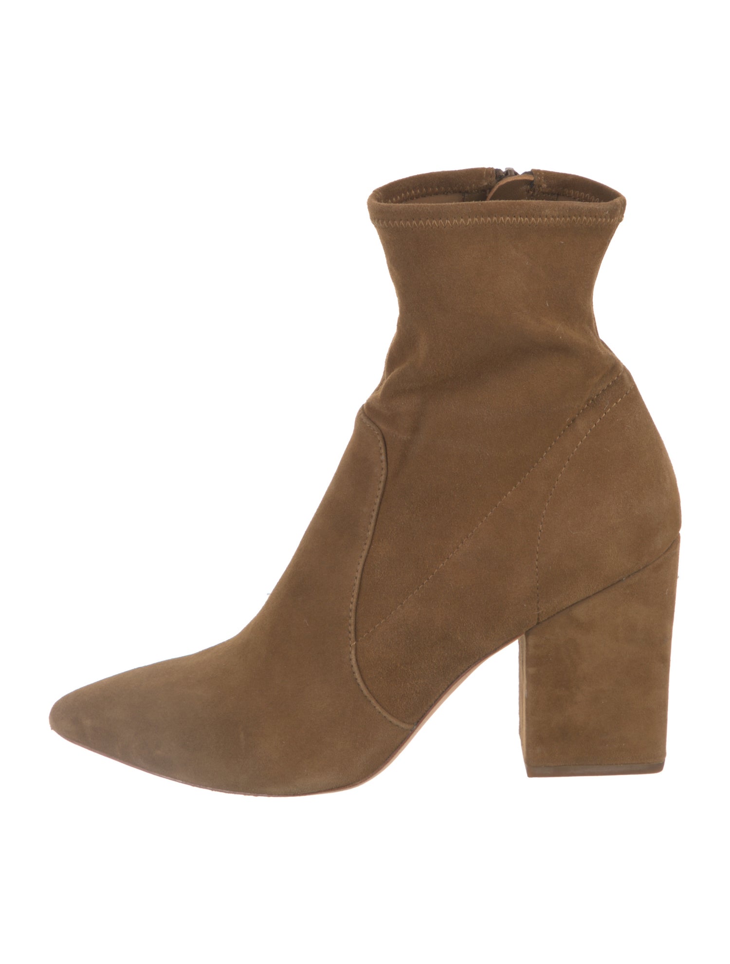 Loeffler Randall Suede Sock Boots