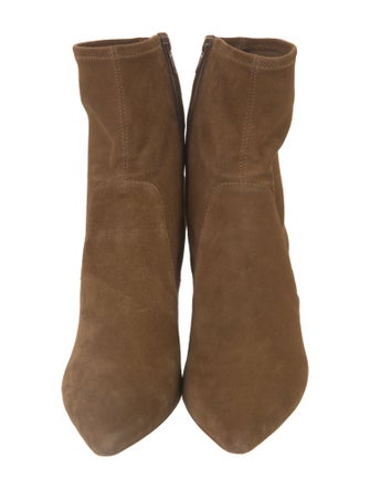 Loeffler Randall Suede Sock Boots