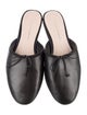 Loeffler Randall Leather Bow Accents Mules
