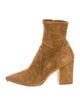 Loeffler Randall Suede Sock Boots