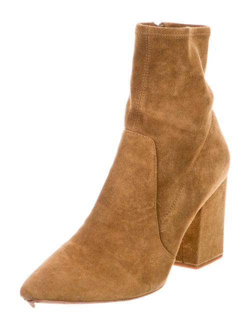 Loeffler Randall Suede Sock Boots
