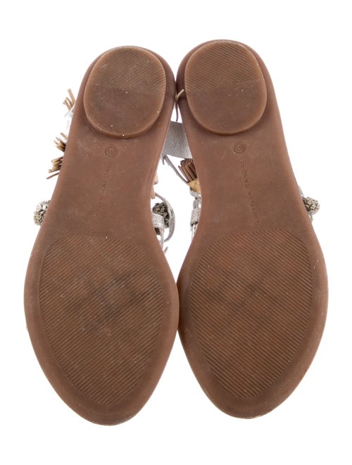 Loeffler Randall Leather Printed Gladiator Sandals