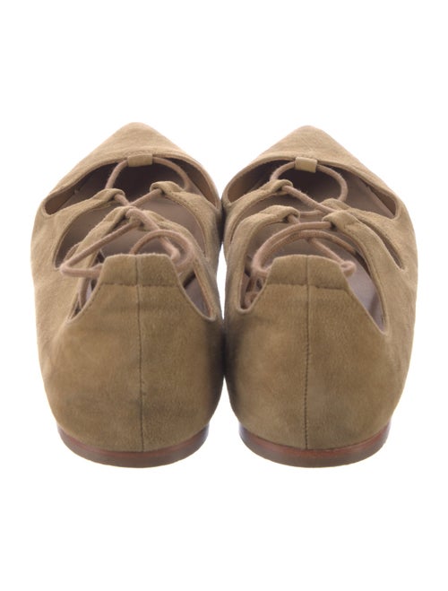 Loeffler Randall Suede Cutout Accent Ballet Flats