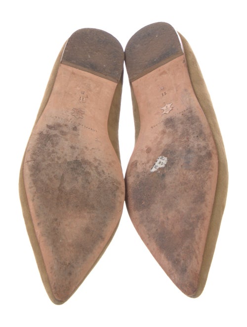 Loeffler Randall Suede Cutout Accent Ballet Flats