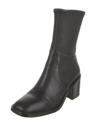 Loeffler Randall Leather Sock Boots