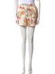 Loeffler Randall Floral Print Mini Shorts