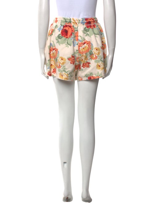 Loeffler Randall Floral Print Mini Shorts