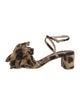 Loeffler Randall Velvet Animal Print Sandals