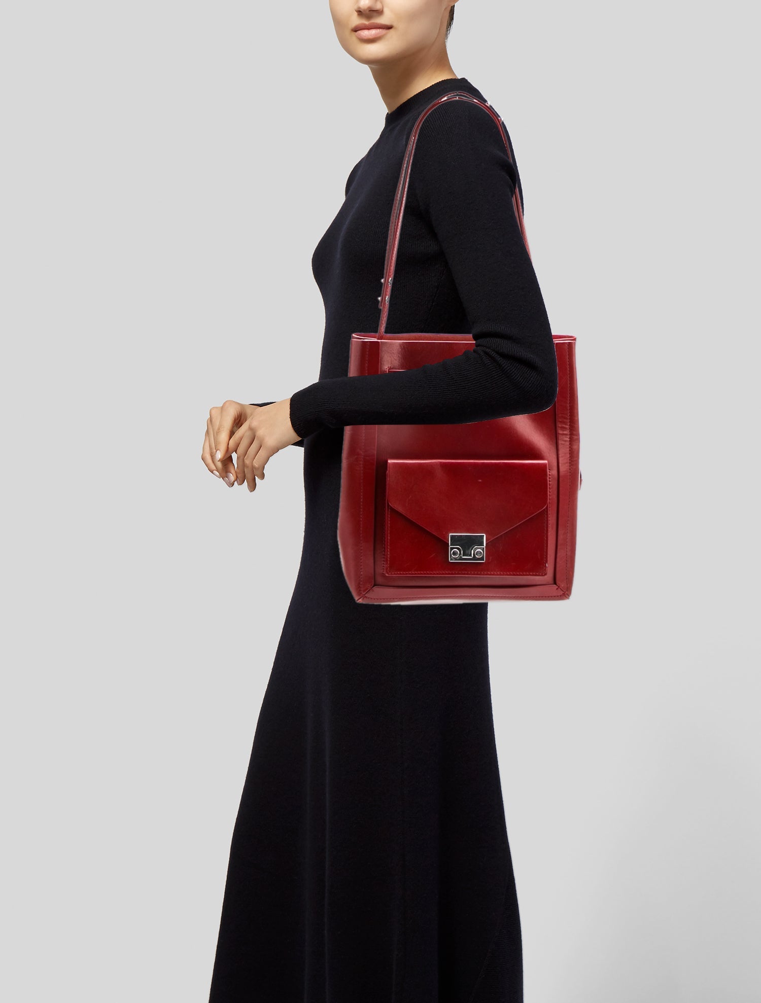 Loeffler Randall Leather Shoulder Bag