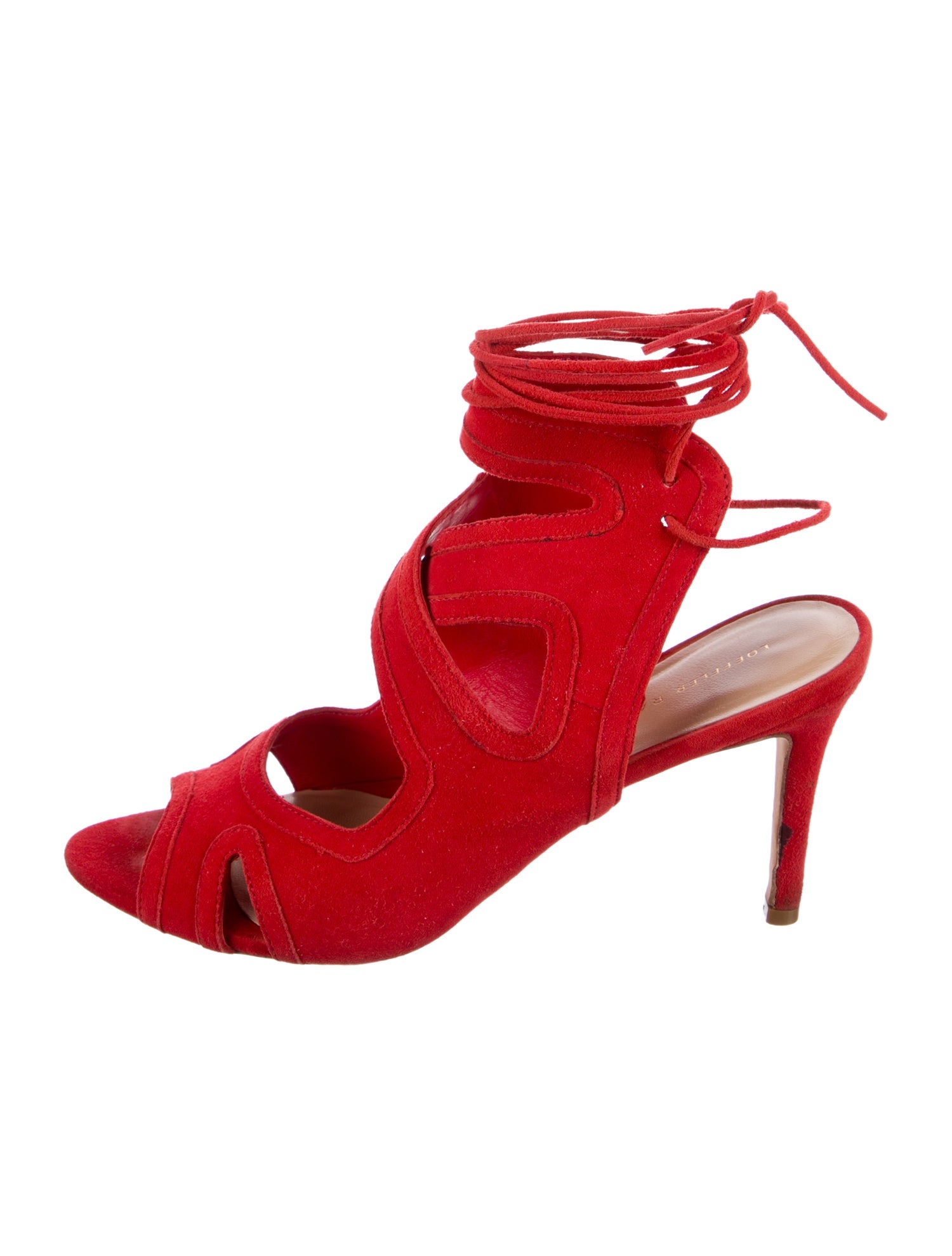 Loeffler Randall Suede Gladiator Sandals