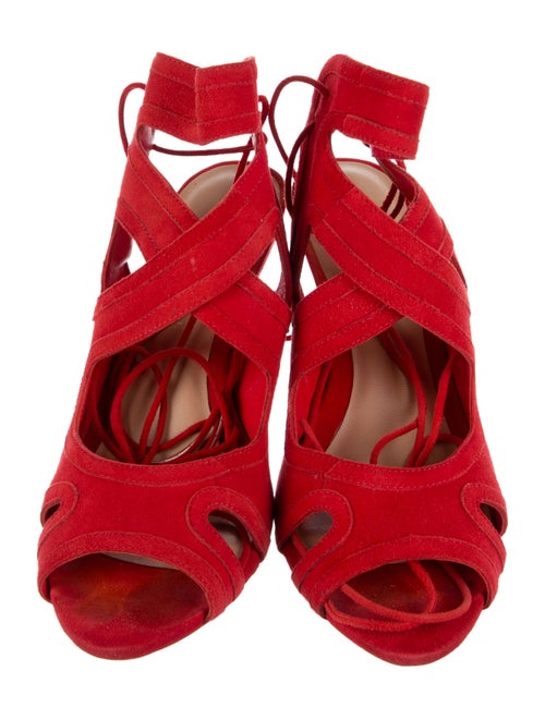 Loeffler Randall Suede Gladiator Sandals