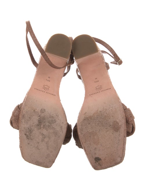 Loeffler Randall Straw Braided Accents Slingback Pumps