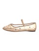 Loeffler Randall Mesh Crystal Embellishments Ballet Flats