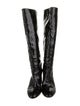 Loeffler Randall Leather Animal Print Boots