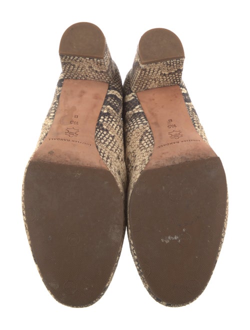 Loeffler Randall Embossed Leather Animal Print Boots