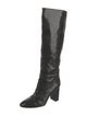 Loeffler Randall Embossed Leather Animal Print Boots