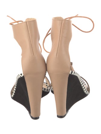 Loeffler Randall Leather Printed Sandals