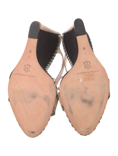 Loeffler Randall Leather Printed Sandals