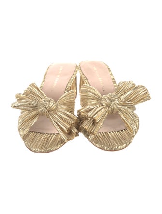 Loeffler Randall Bow Accents Slides