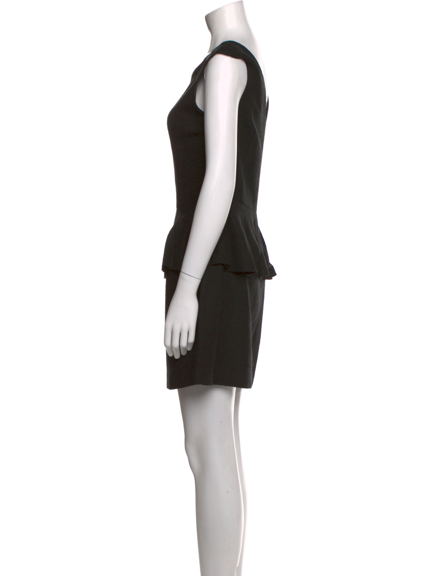 Loeffler Randall Bateau Neckline Mini Dress