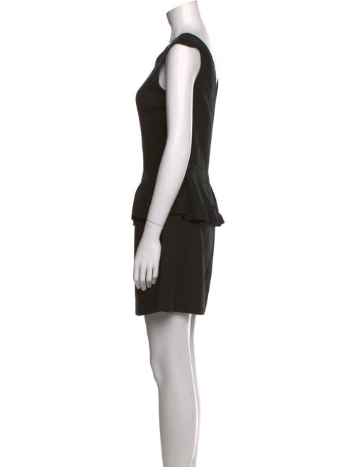 Loeffler Randall Bateau Neckline Mini Dress