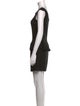 Loeffler Randall Bateau Neckline Mini Dress