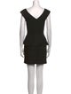Loeffler Randall Bateau Neckline Mini Dress