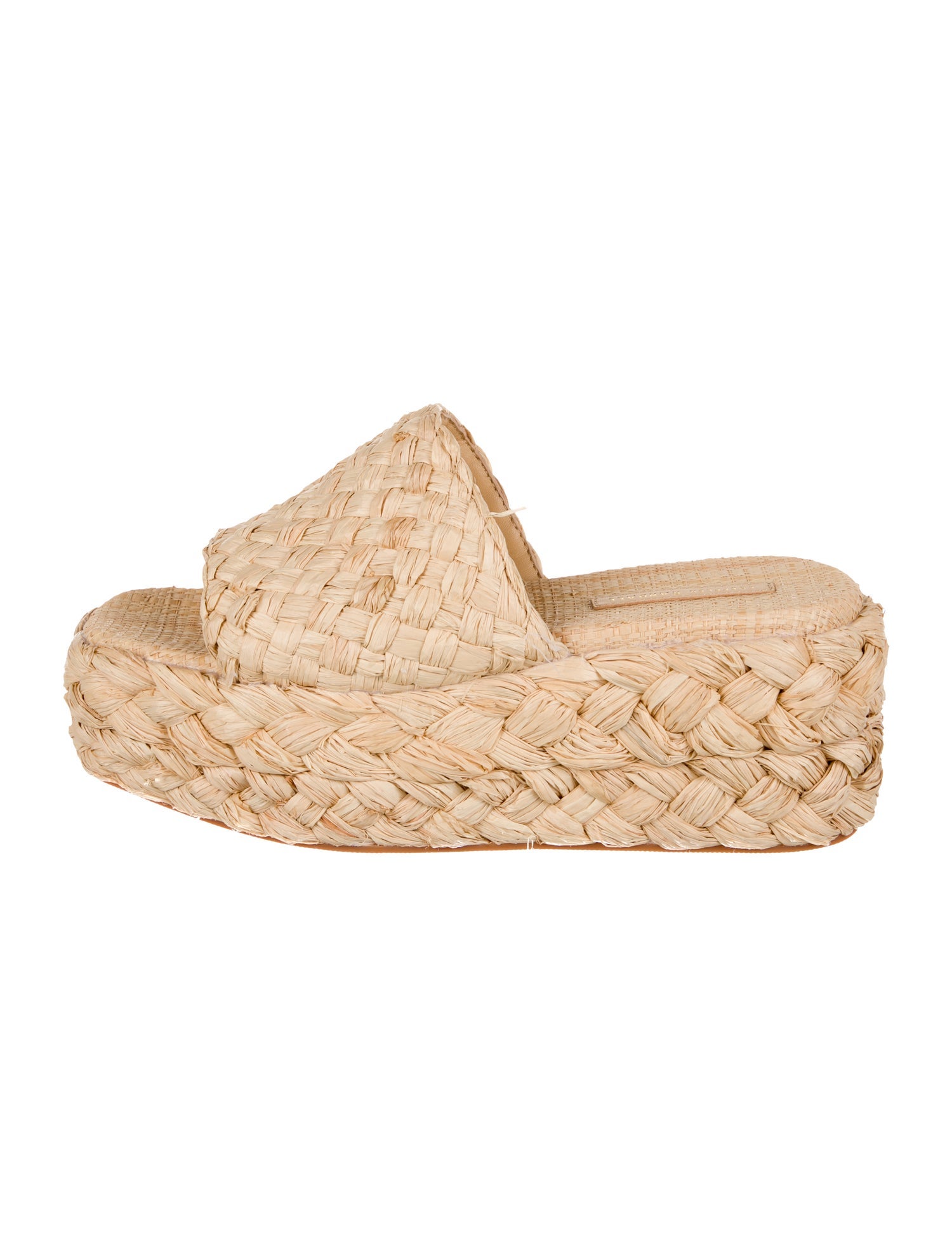 Loeffler Randall Raffia Braided Accents Espadrilles