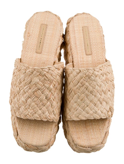 Loeffler Randall Raffia Braided Accents Espadrilles