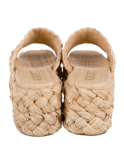 Loeffler Randall Raffia Braided Accents Espadrilles