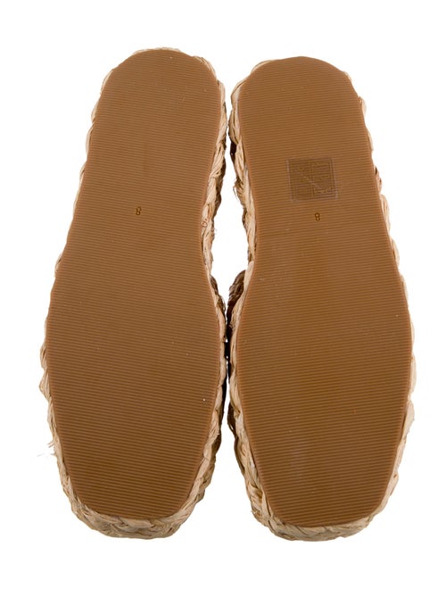 Loeffler Randall Raffia Braided Accents Espadrilles