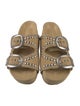Loeffler Randall Suede Studded Accents Slides