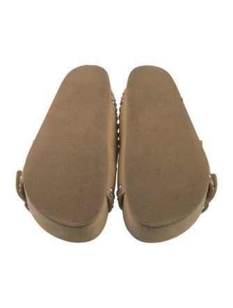Loeffler Randall Suede Studded Accents Slides