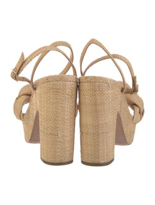 Loeffler Randall Raffia Braided Accents Espadrilles