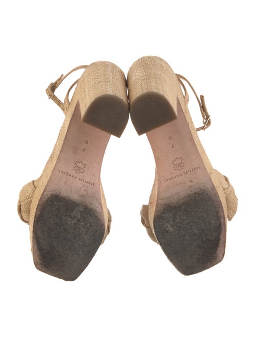 Loeffler Randall Raffia Braided Accents Espadrilles