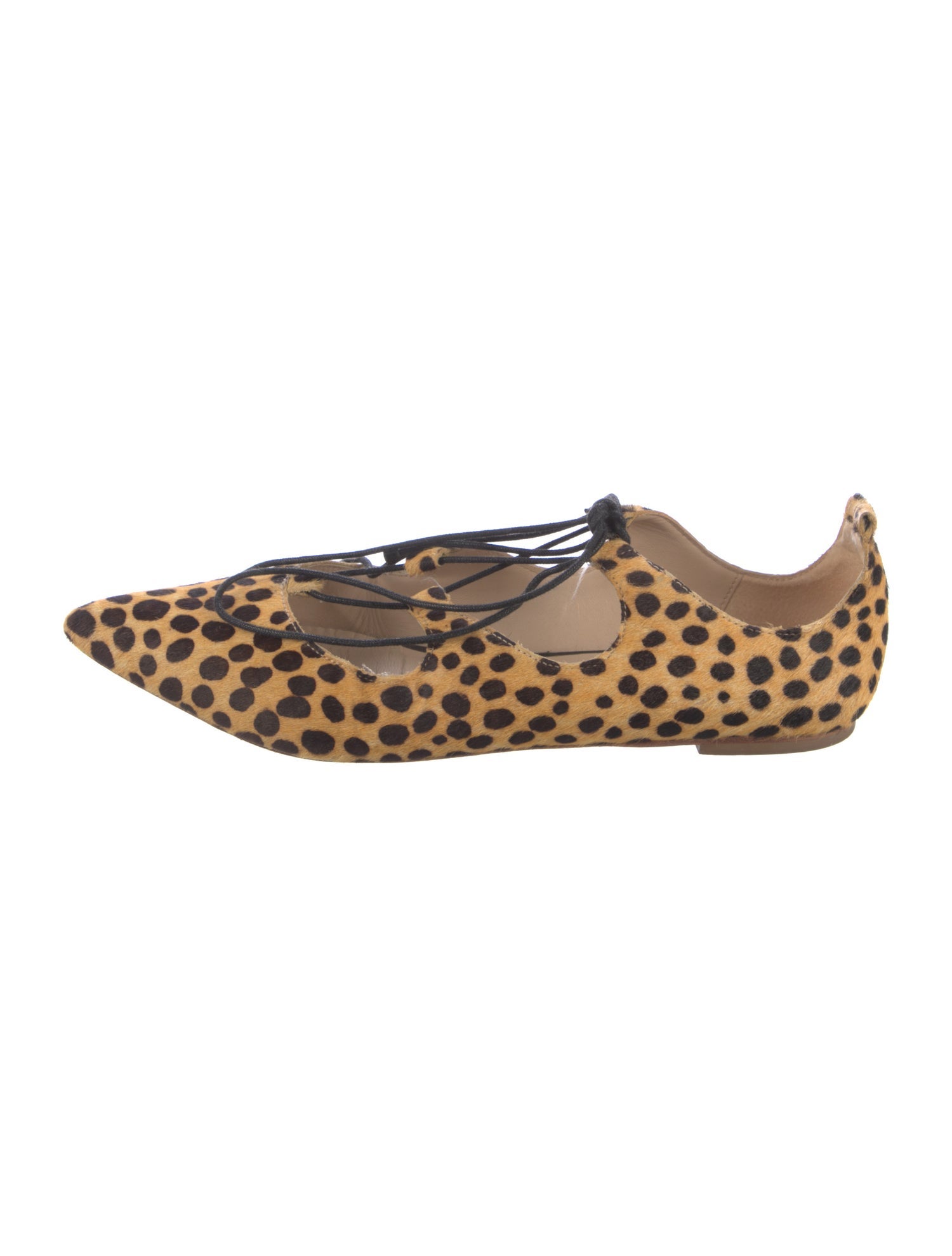 Loeffler Randall Ponyhair Animal Print Ballet Flats