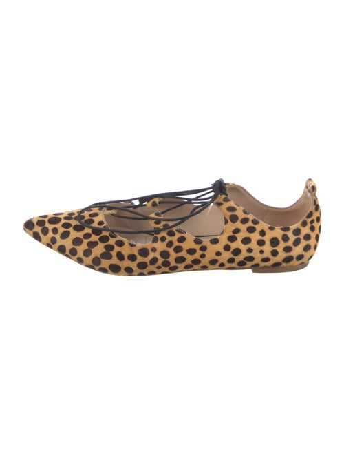 Loeffler Randall Ponyhair Animal Print Ballet Flats